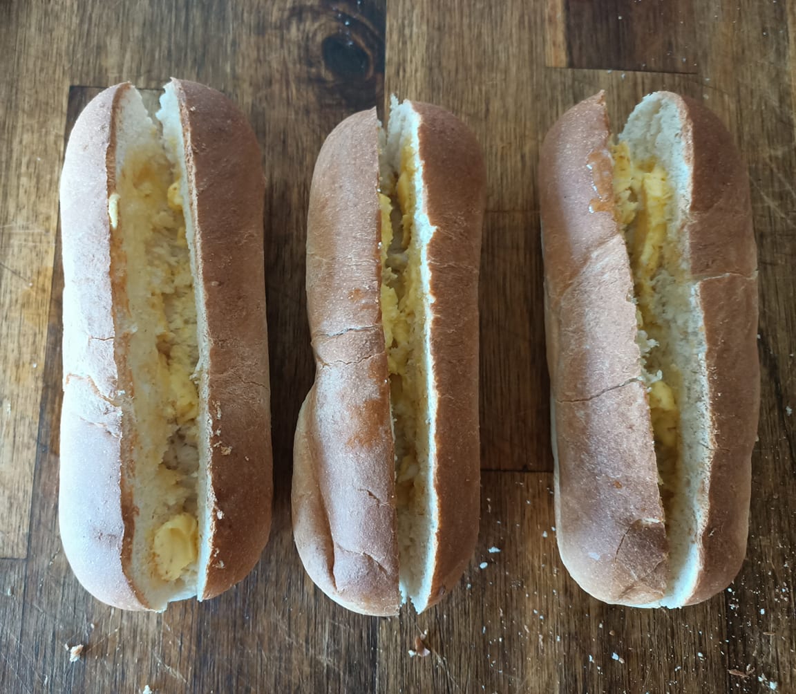 Air Fried Hot Dogs Buns