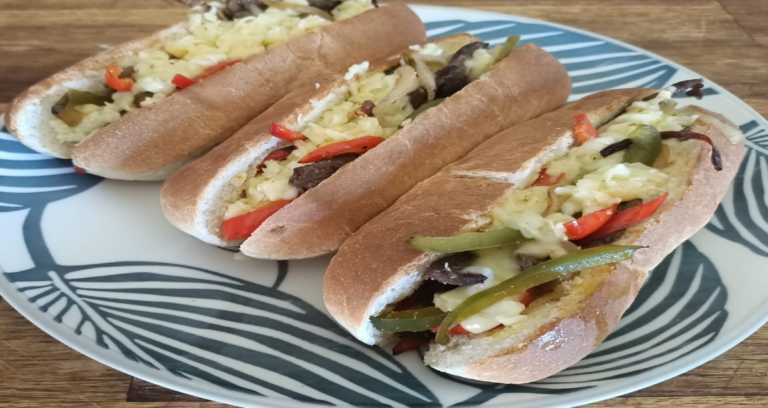 Sheet Pan Mini Philly Cheesesteaks