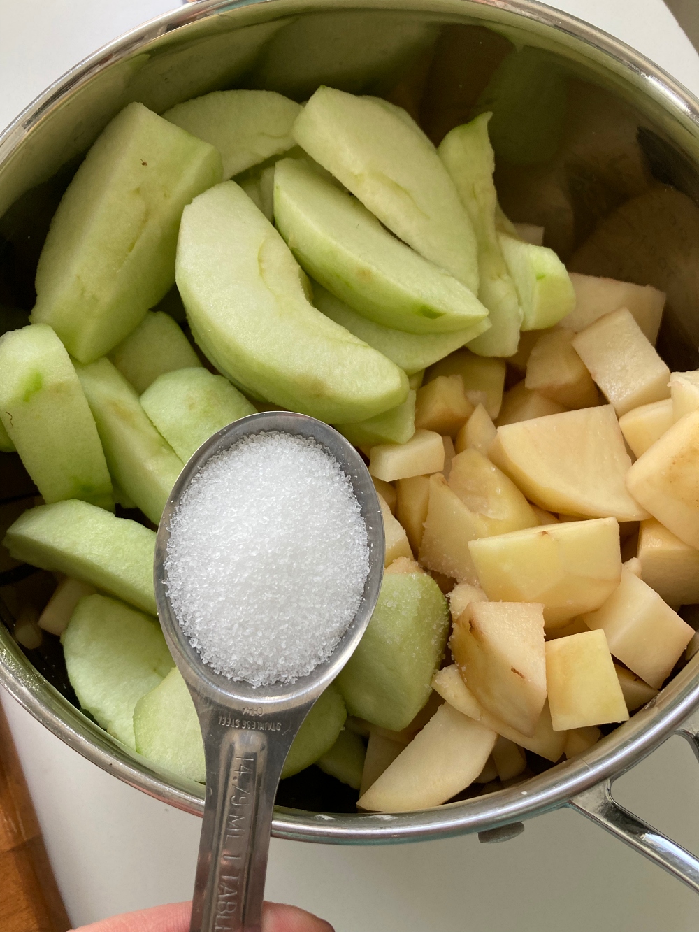 German “Heaven and Earth” Potatoes