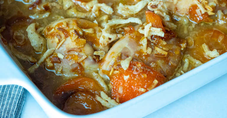 Apricot Chicken Bake