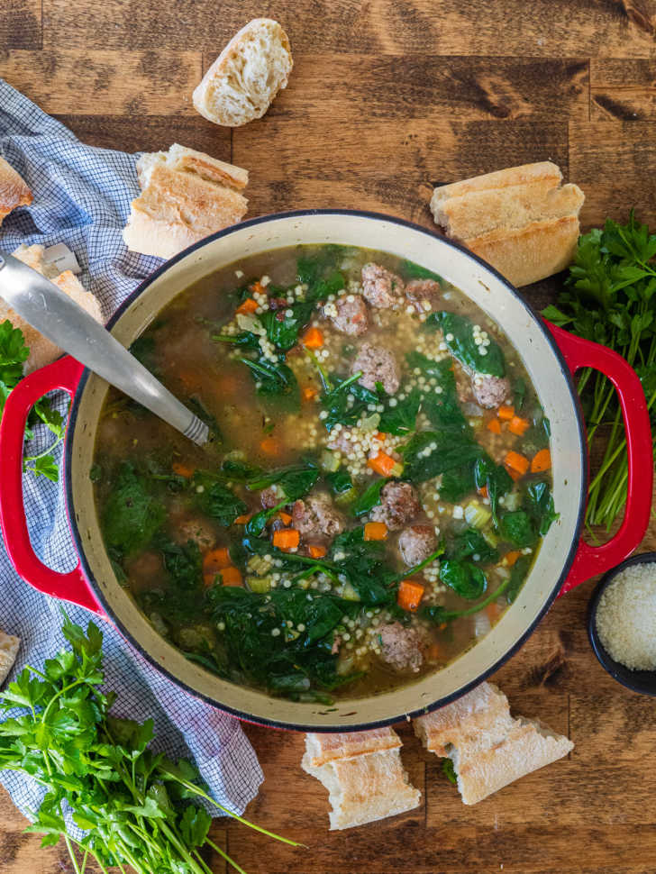 One-Pot-Italian-Wedding-Soup