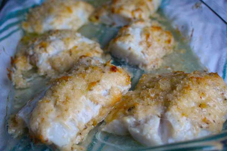 Garlic Parmesan Baked Cod | 12 Tomatoes