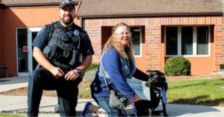 Rescued Dog Becomes Honorary Police K-9 After Finding Stolen Gun