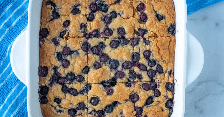 Blueberry Blondies