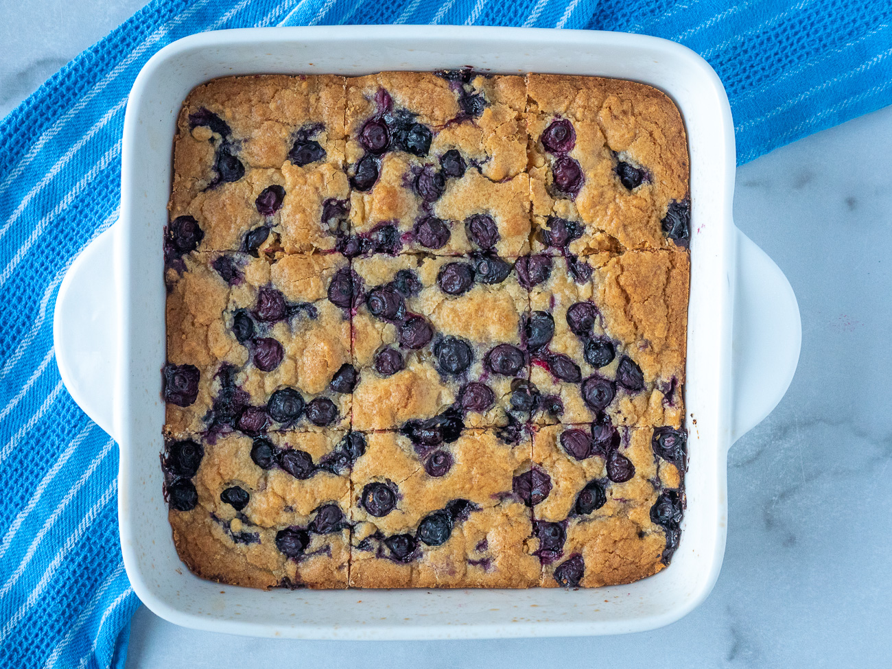 Blueberry Blondies