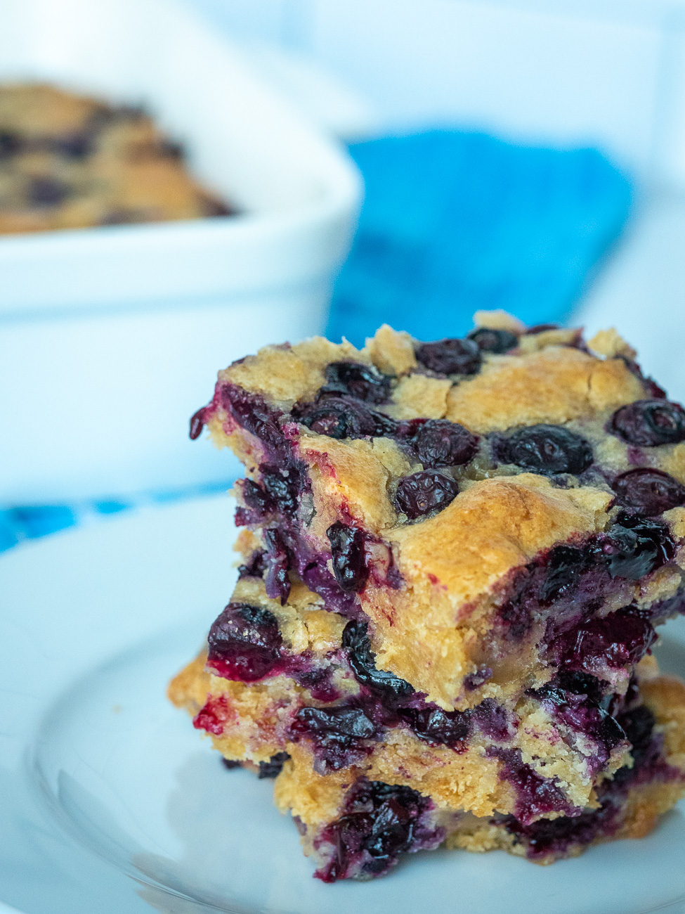 Blueberry Blondies