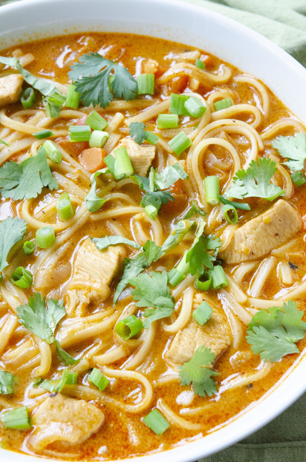 Thai Red Curry Noodle Soup | 12 Tomatoes