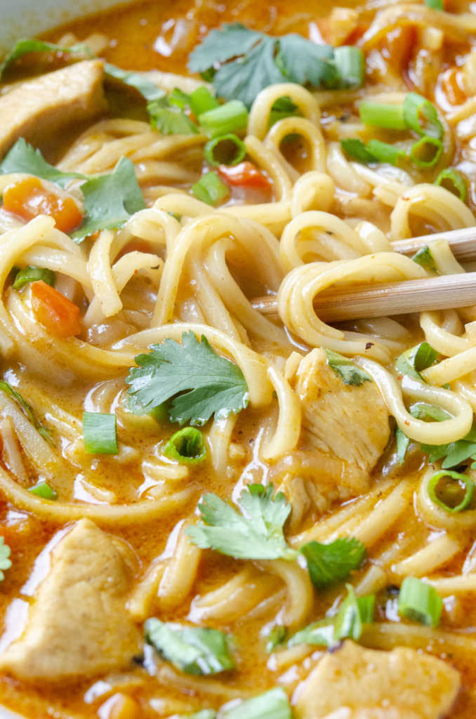 Thai Red Curry Noodle Soup | 12 Tomatoes