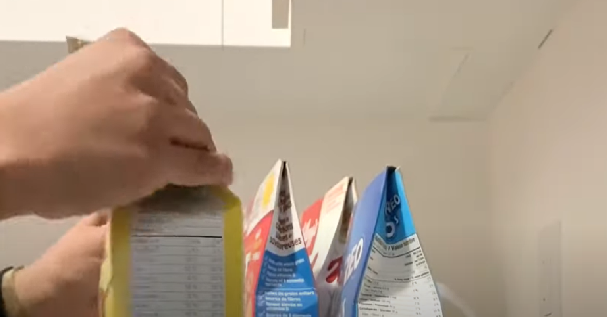 Cereal box folding