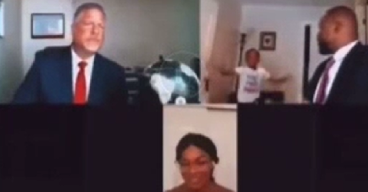 Dad Gets Caught Wearing Shorts During A ‘Serious’ Business Zoom Call