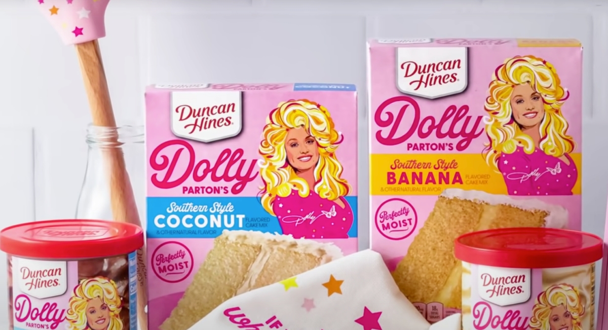 Dolly Parton's new line of Duncan Hines products
