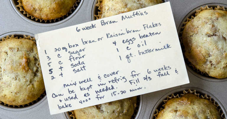Recipe Tin Project: 6-Week Bran Muffins
