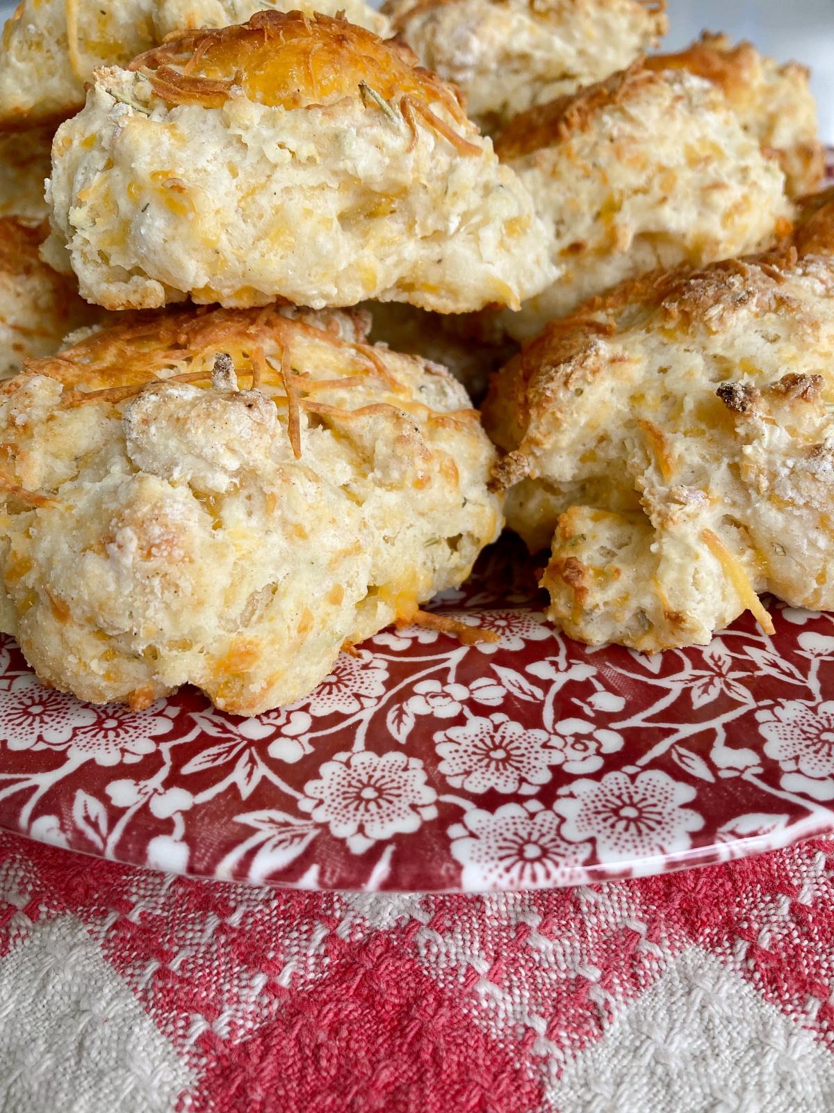 Rosemary Cheddar Drop Biscuits