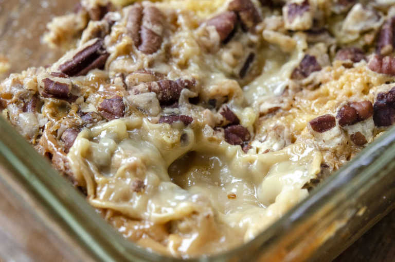 Recipe Tin Project: Caramel Pecan Dream Bars