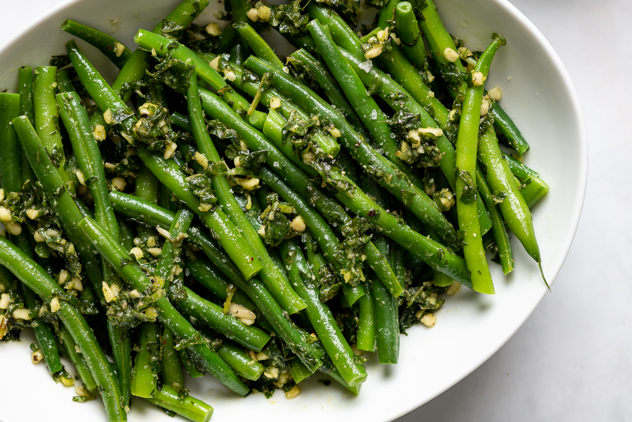 Pesto Green Beans