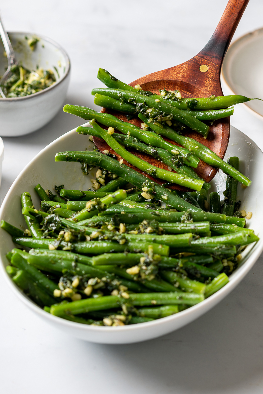 Pesto Green Beans