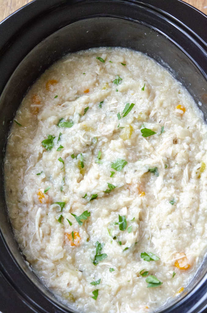 Slow Cooker Chicken Rice Soup 12 Tomatoes