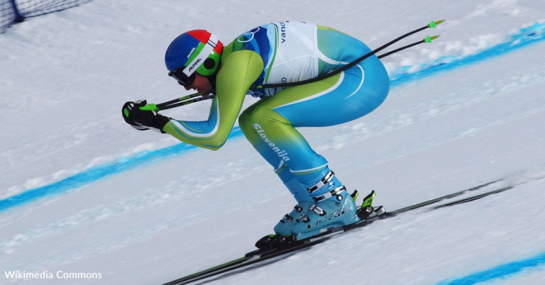 Here’s Why Olympic Skiers Wear Tape On Their Faces