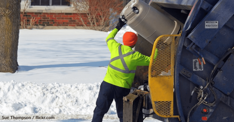 Woman Catches Mystery “Garbage Man” Carrying Her Bins To The Garage