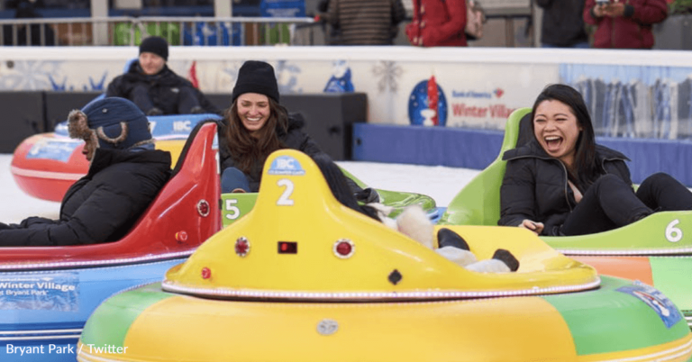 Bryant Park Brings Bumper Cars To Its Winter Village