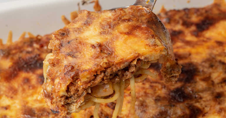 Spaghetti Pie Casserole