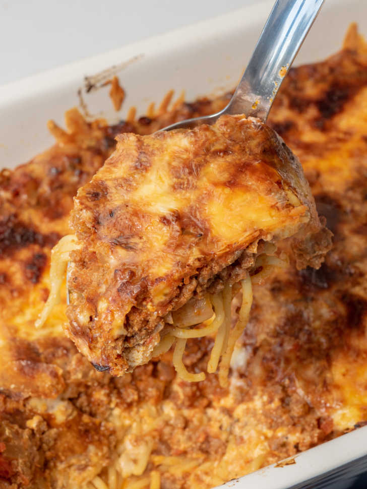 Spaghetti Pie Casserole 12 Tomatoes