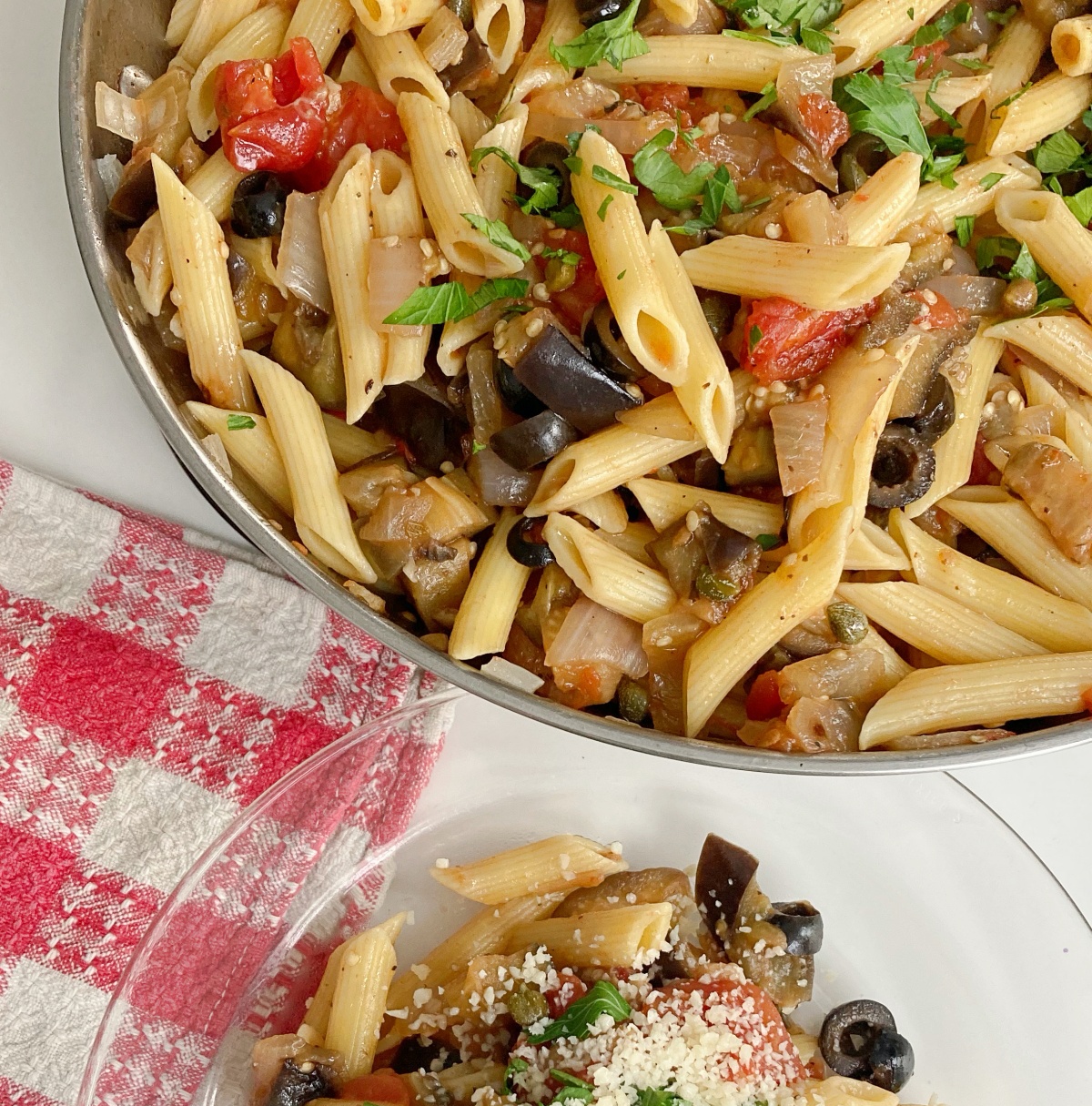 Eggplant Caponata Penne