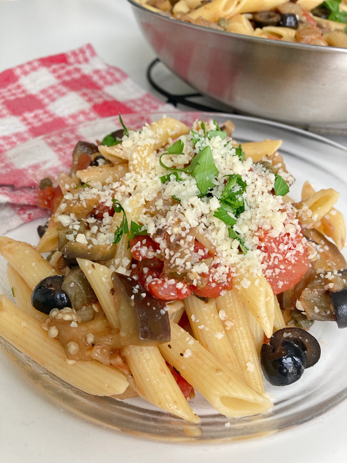 Eggplant Caponata Penne