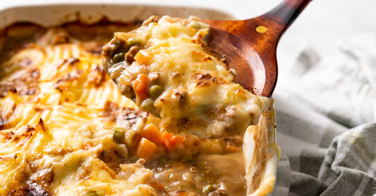 Cheesy Cottage Pie