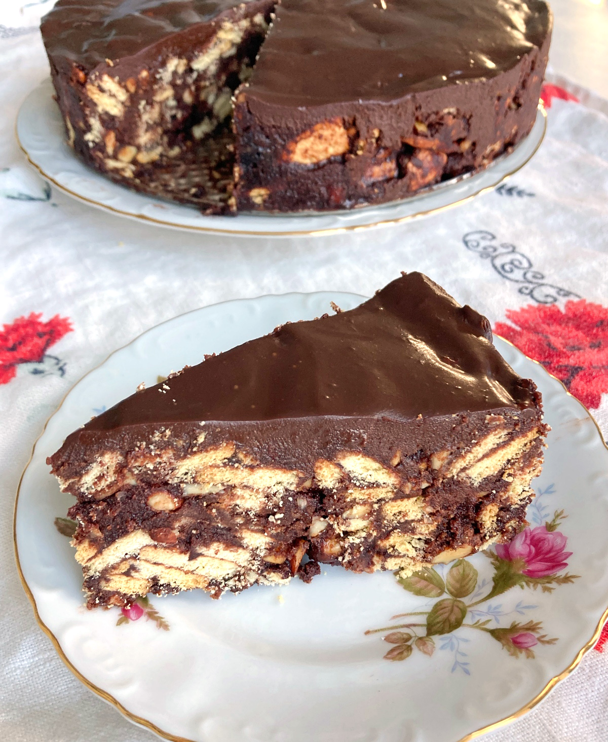 No-Bake Chocolate Cookie Cake