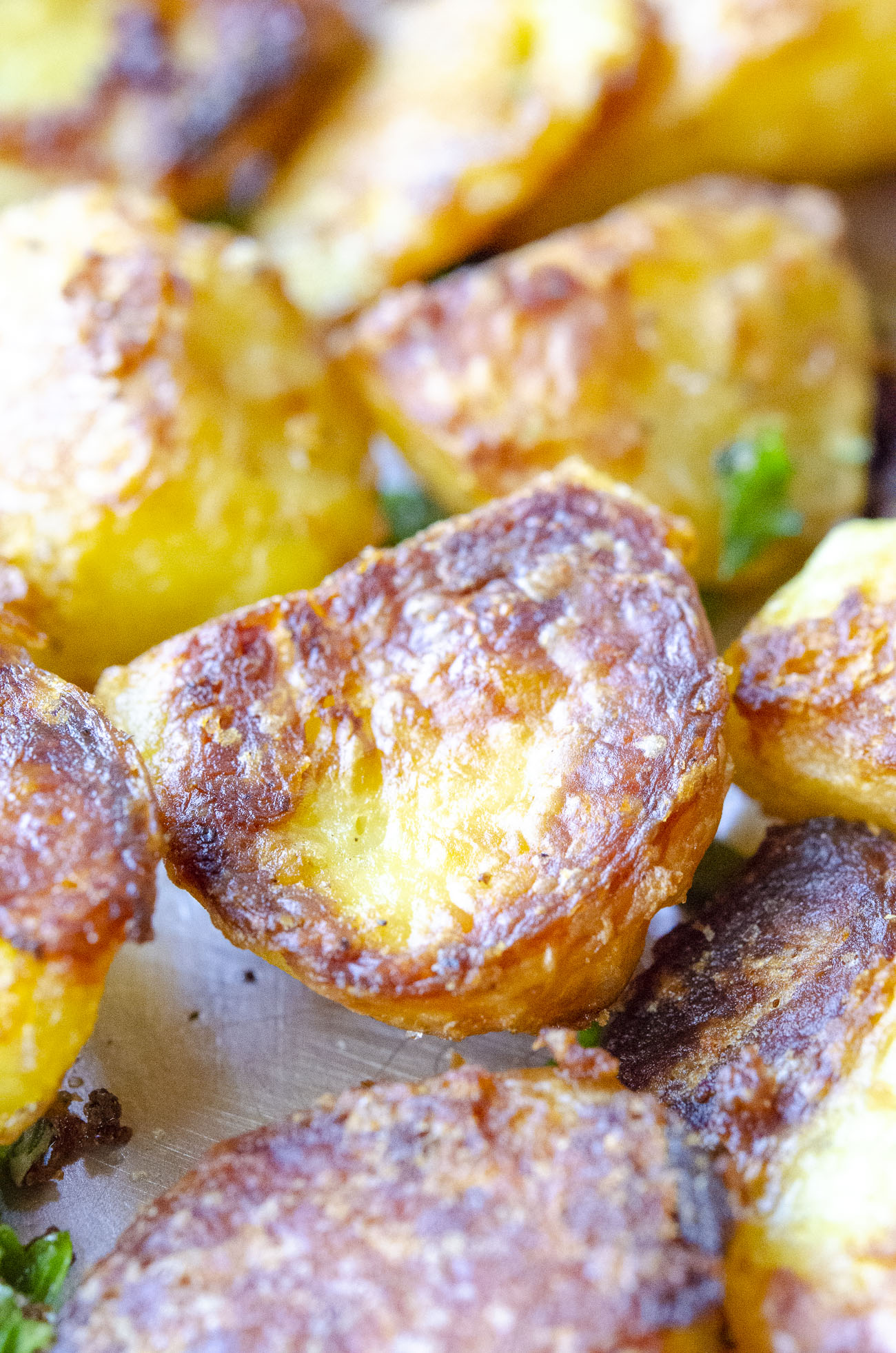 Extra Crispy Roasted Potato Cubes — Bless this Mess