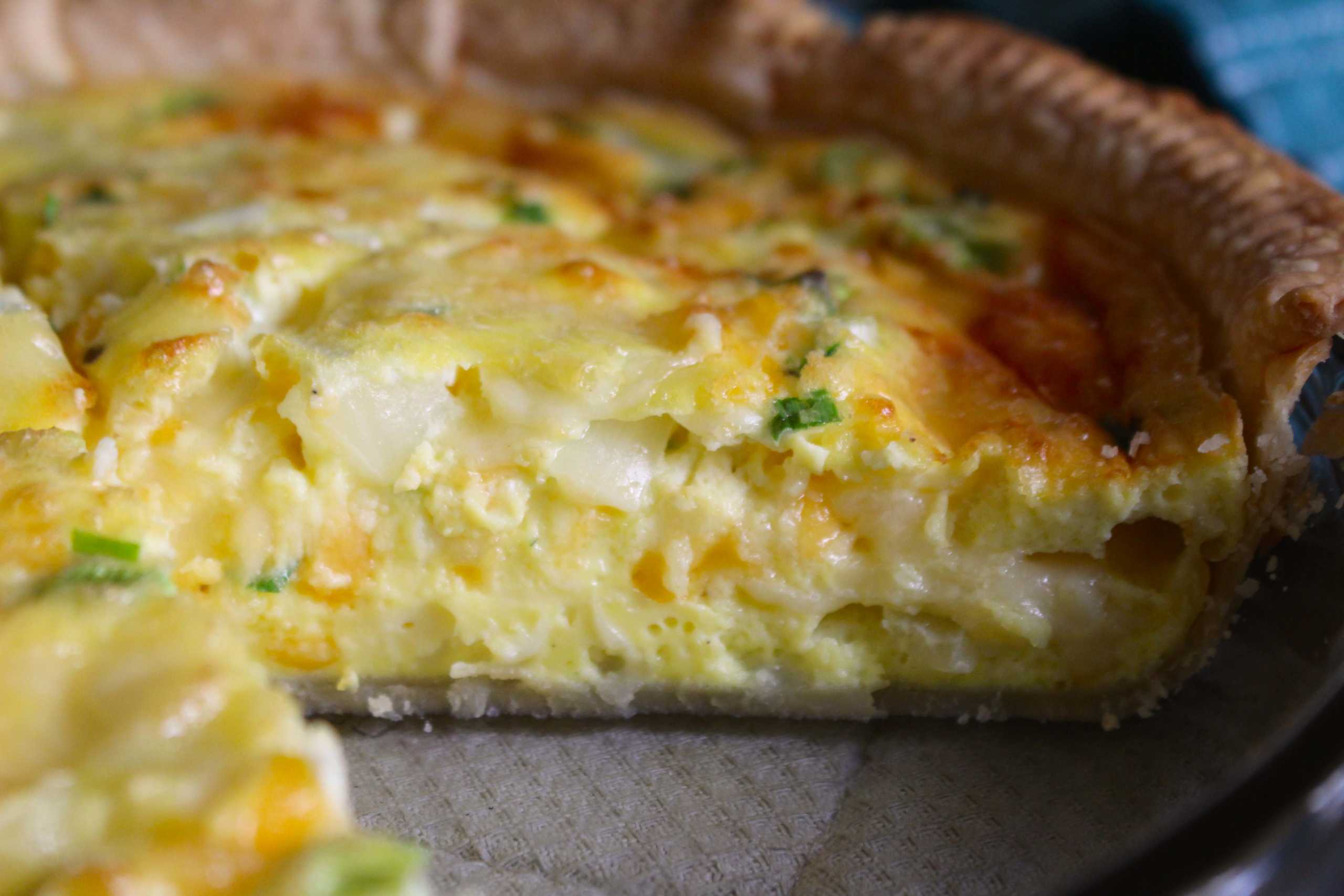 3 cheese-quiche