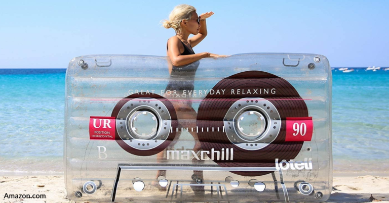 You Can Lounge On A Mixtape This Summer Thanks To This New Pool Floaty