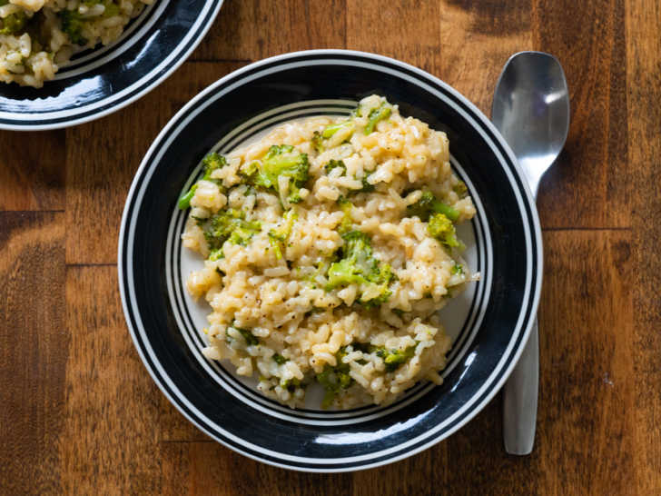 Broccoli-Cheddar-Baked-risotto