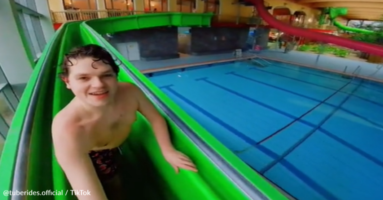 The World’s First Stand Up Water Slide Is As ‘Awkward’ As It Sounds