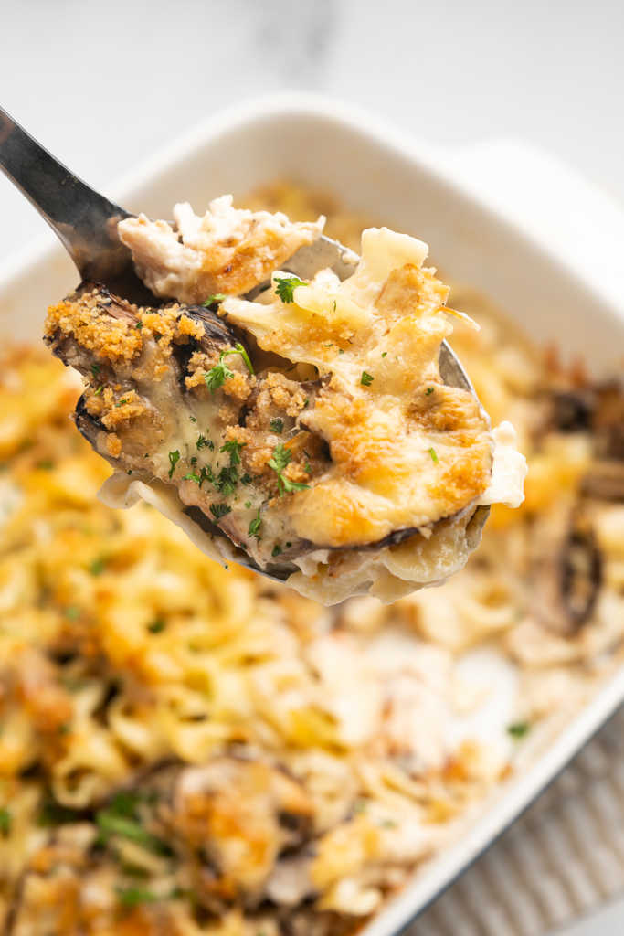 Chicken Noodle Mushroom Casserole 12 Tomatoes