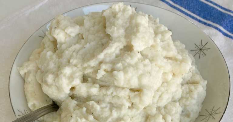 Keto Mock Mashed Potatoes