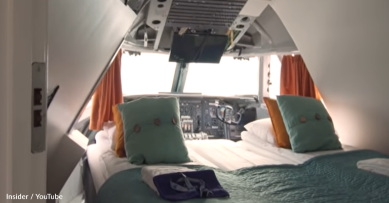 Commercial Airplane Gets Transformed Into A Unique Hotel