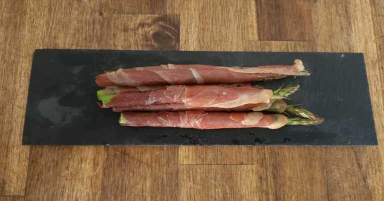 Air Fryer Prosciutto Wrapped Asparagus