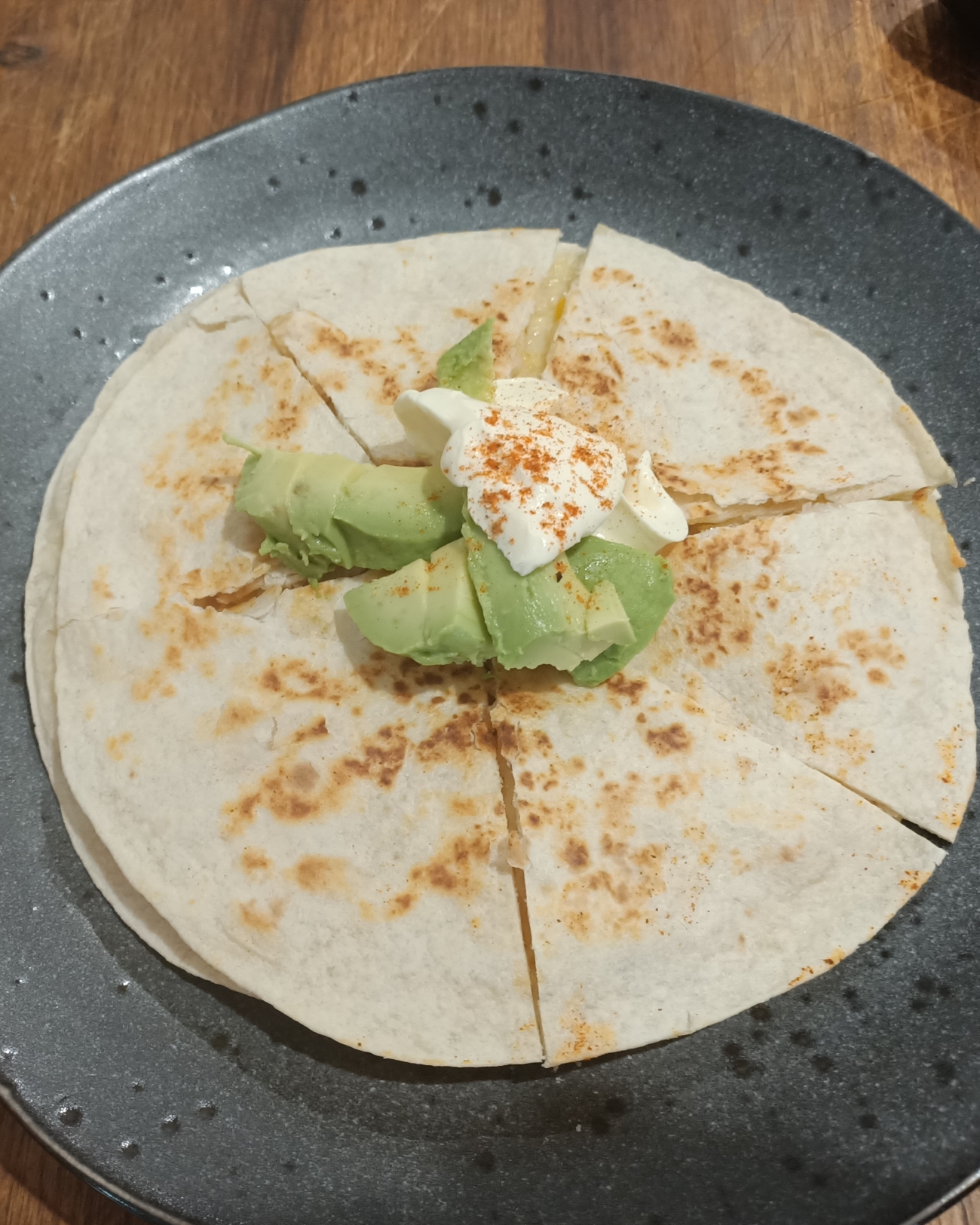 Plated Quesadilla Vert 2