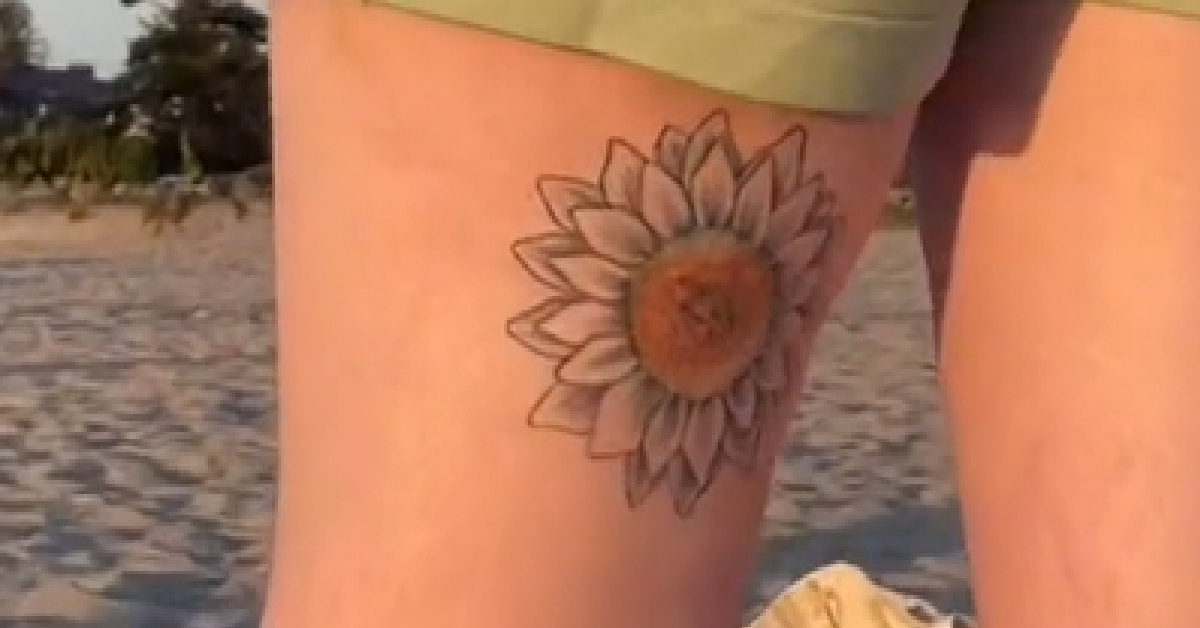 Sunflower Tattoo on Shoulder | TikTok