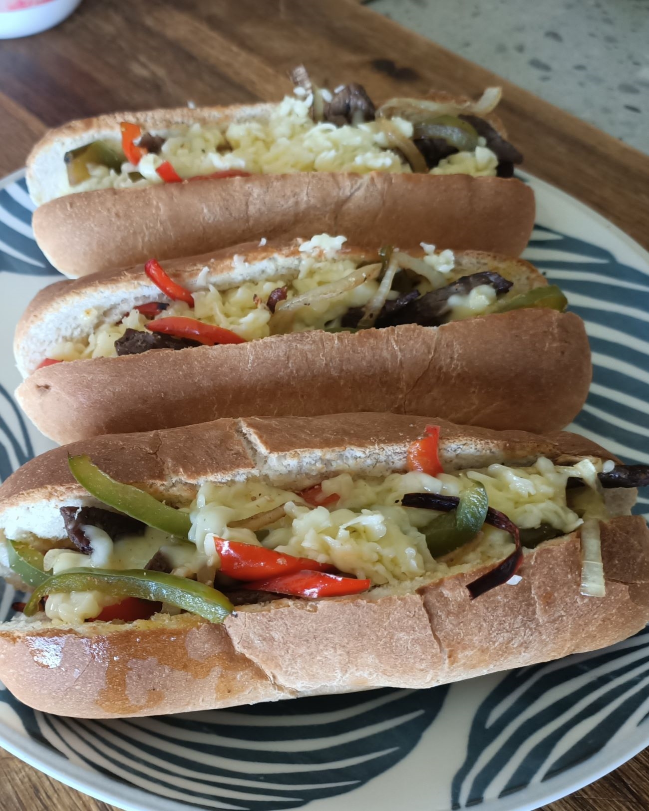 Plated Mini Philly Cheesesteaks Vert 3