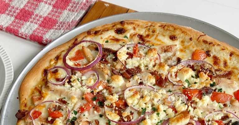 Chicken Bacon Ranch Pizza