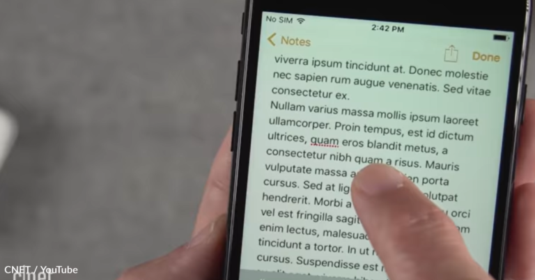 Turns Out That Your iPhone Has A Mousepad Feature