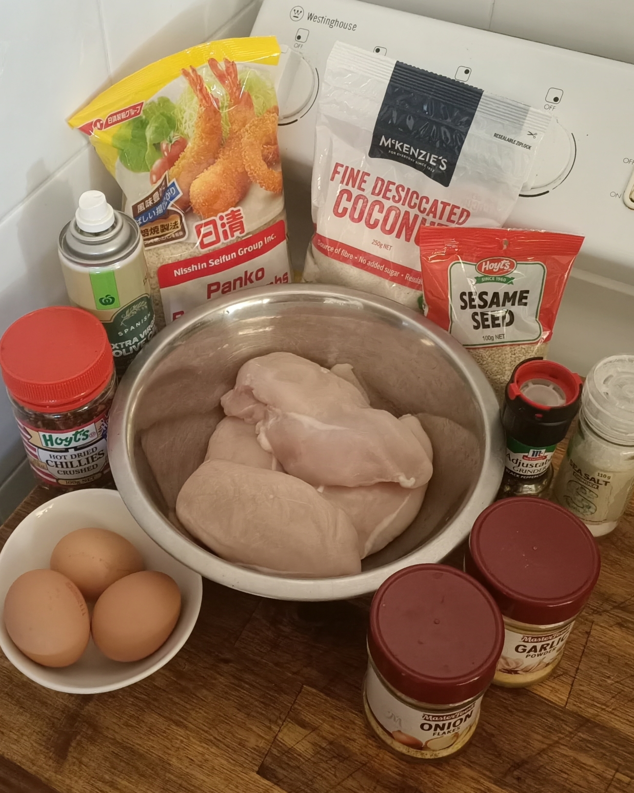 Air Fryer Chilli Chicken Ingredients