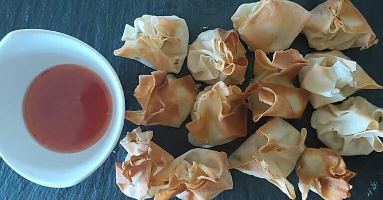 Air Fryer Crab Rangoon