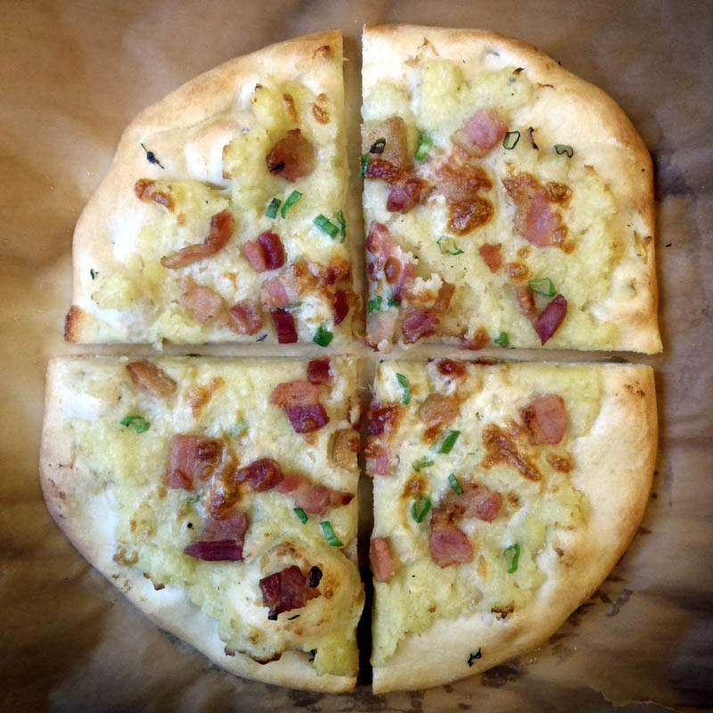 Loaded Mashed Potato Pizza