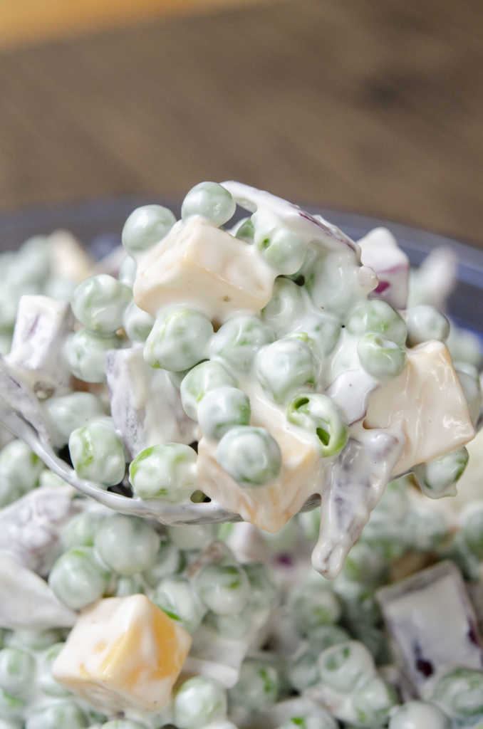 Classic Creamy Pea Salad 12 Tomatoes