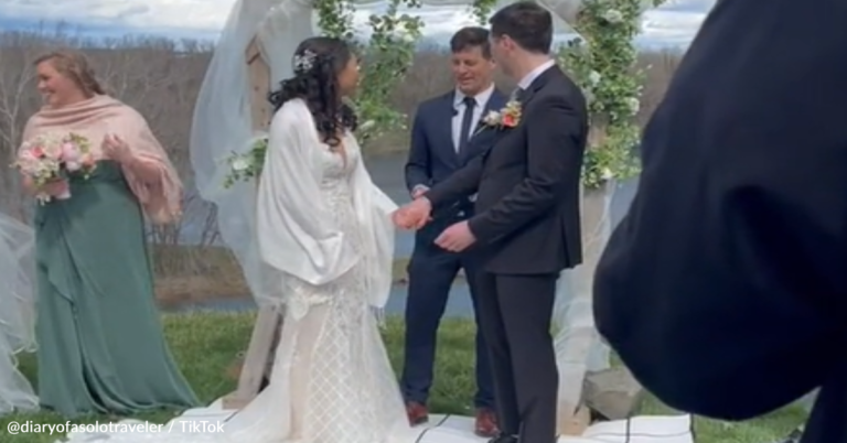 Couple Decides Their New Last Name With A Coin Toss At Their Wedding
