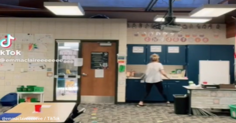 Teacher Reveals ‘Secret Hideout’ In Her Classroom